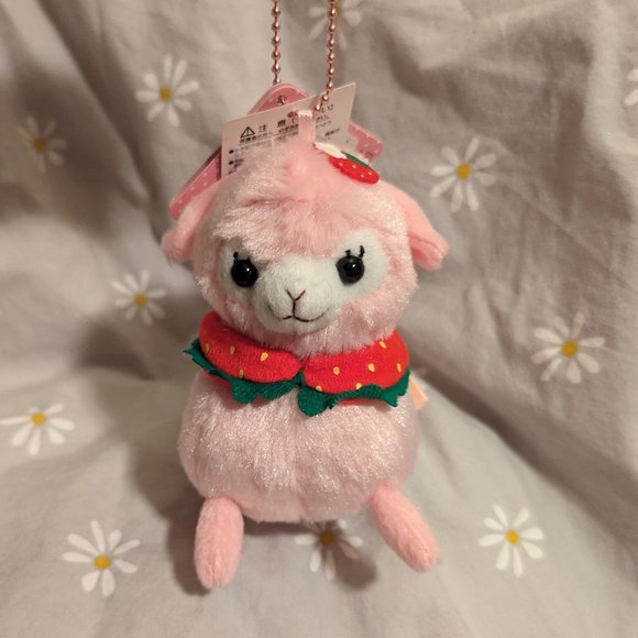 Authentic Amuse Brand Love Berry Baby Alpacasso Plush Alpaca - Picture 1 of 4